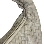 Bottega Veneta Grey Intrecciato Hobo Bag
