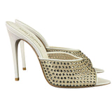 YSL Crystal Blonde Mules 37.5