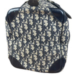 Christian Dior Vintage Navy Blue Trotter Boston Bag