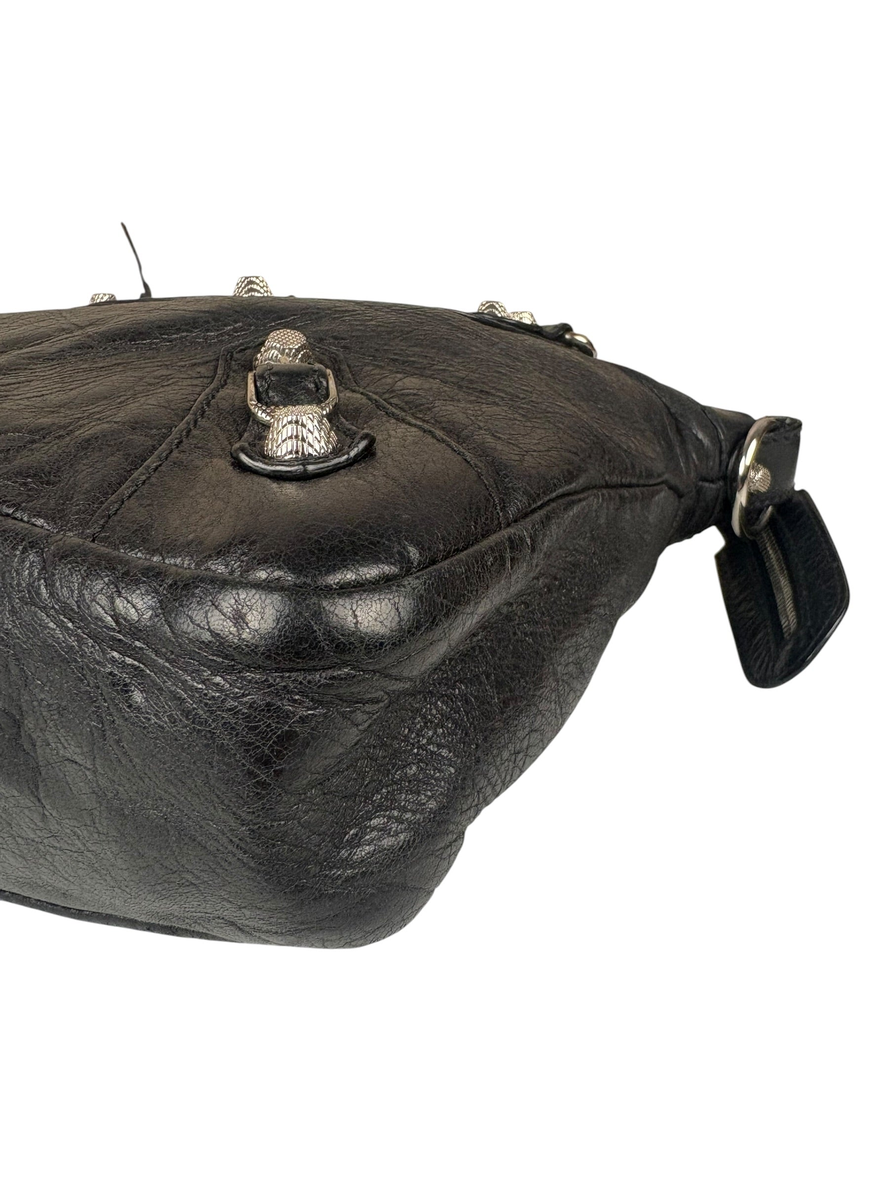 Balenciaga Black Classic Leather City Bag