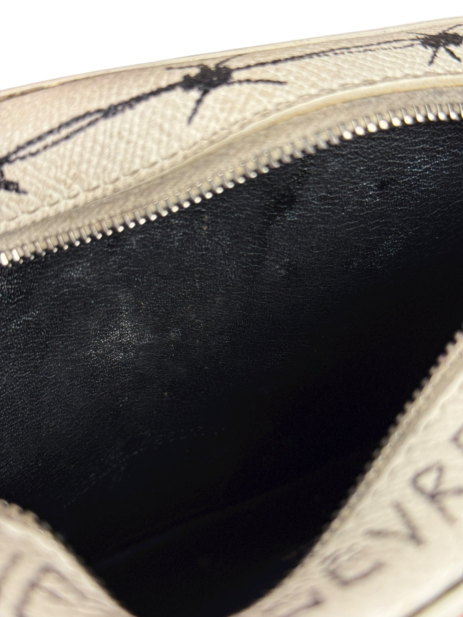 Balenciaga Graffiti Leather Camera Crossbody Bag