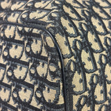 Christian Dior Vintage Black Trotter Boston Travel Bag