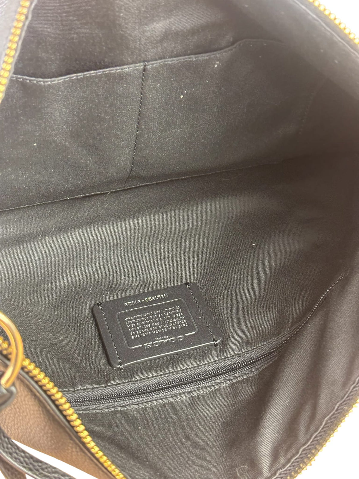 Coach Black Pebbled Leather Laurel Hobo Bag