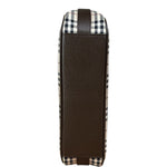 Burberry Vintage Leather Trim House Check Pochette