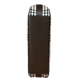 Burberry Vintage Leather Trim House Check Pochette