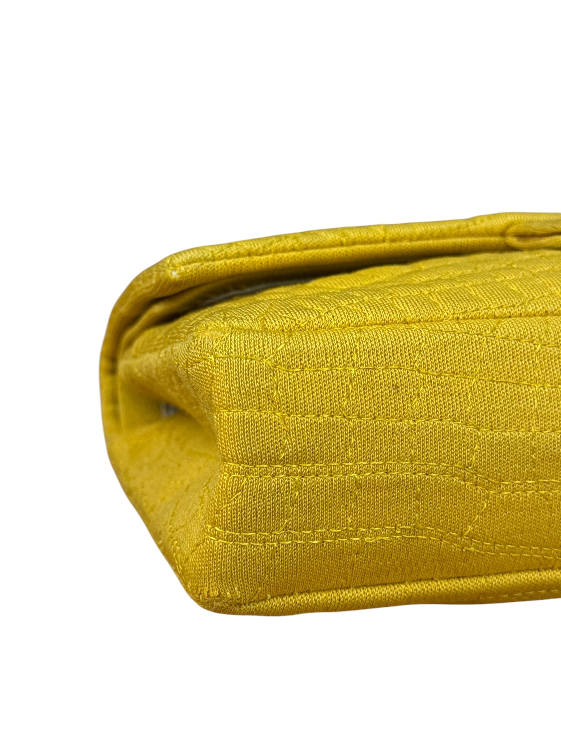Chanel Crocodile Quilted Jersey Flap Shoulder Bag 2006