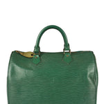 Louis Vuitton Vintage Green Epi Speedy 35