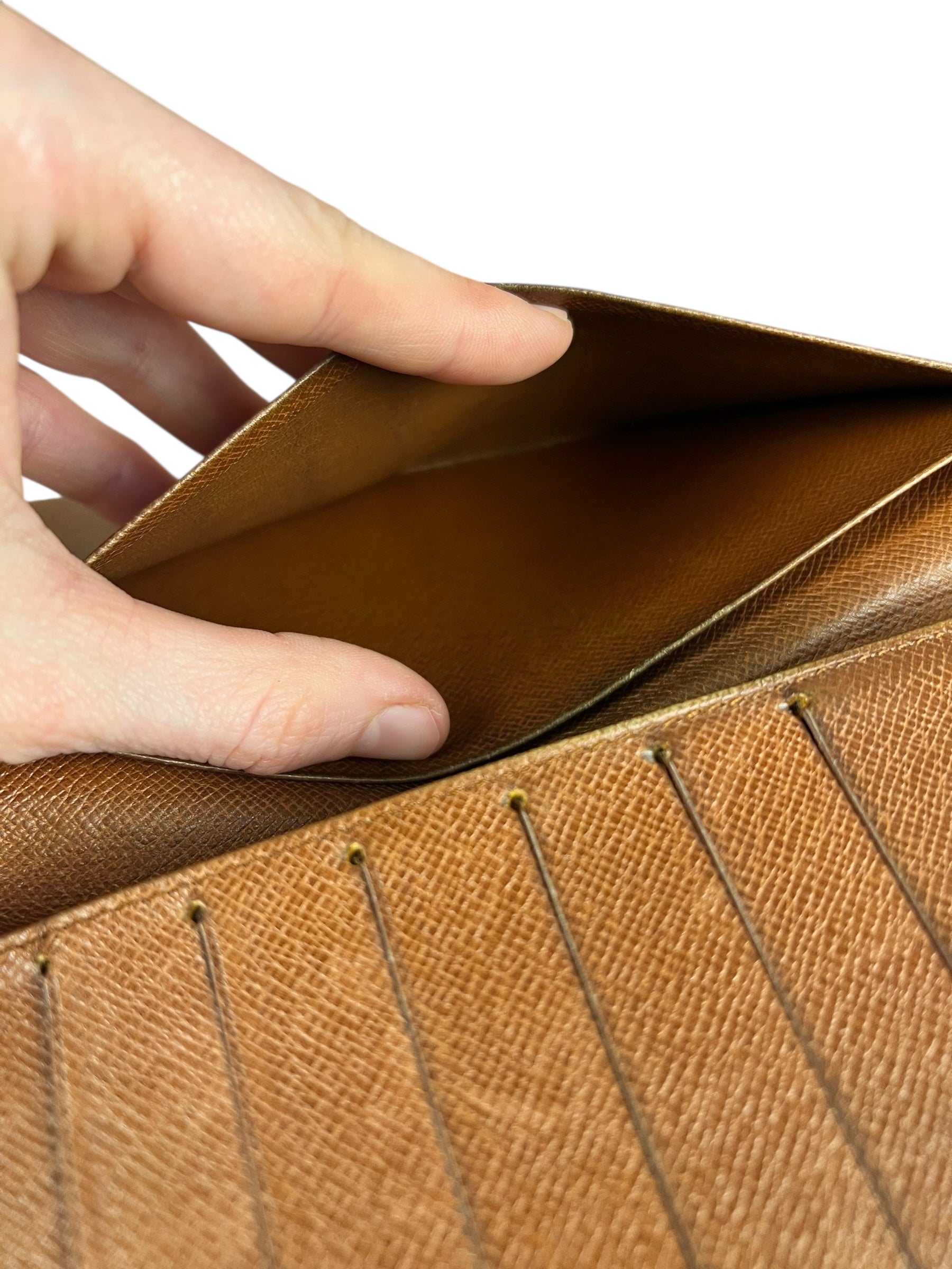 Louis Vuitton Monogram Flat Long Wallet