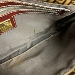 Fendi FF PVC Coated Canvas Baguette