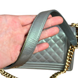 Chanel Medium Quilted Iridescent Boy Bag