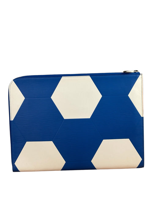 Louis Vuitton Blue/White Epi Cowhide Leather Po.Jour 2018 FIFA World Cup GM