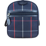 Burberry Blue Nova Check Vintage Boston Bag