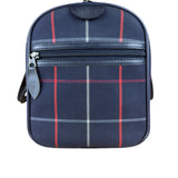 Burberry Blue Nova Check Vintage Boston Bag