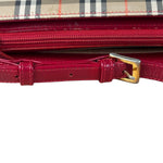 Burberry Brown/Beige House Haymarked Shoulder Bag