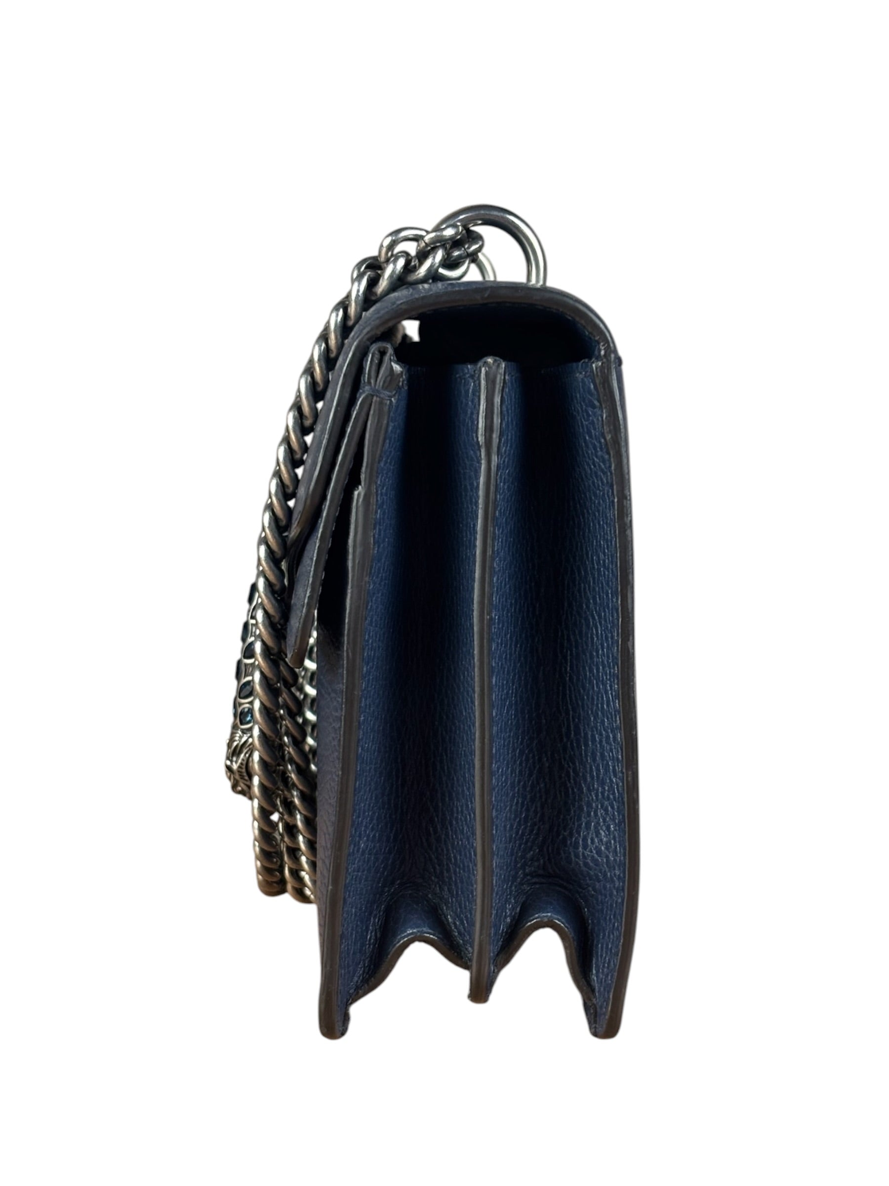 Gucci Navy Blue Dionysus Shoulder Bag