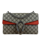 Gucci Dionysus GG Supreme Shoulder Bag Beige/Red