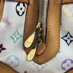 Louis Vuitton White Monogram Murakami Claudia Handbag