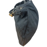 Gucci GG Black Hobo Horsebit Shoulder Bag
