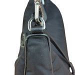 Prada Black Nylon Leather Trim Re-Edition 2005 Two-Way Bag