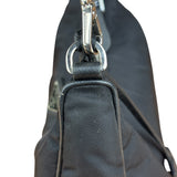 Prada Black Nylon Leather Trim Re-Edition 2005 Two-Way Bag