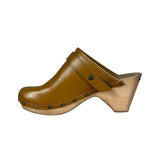 Isabel Marant Camel Brown Marant Titya Leather Clog (Footwear)