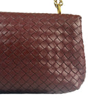 Bottega Veneta Vintage Burgundy Olimpia Shoulder Bag