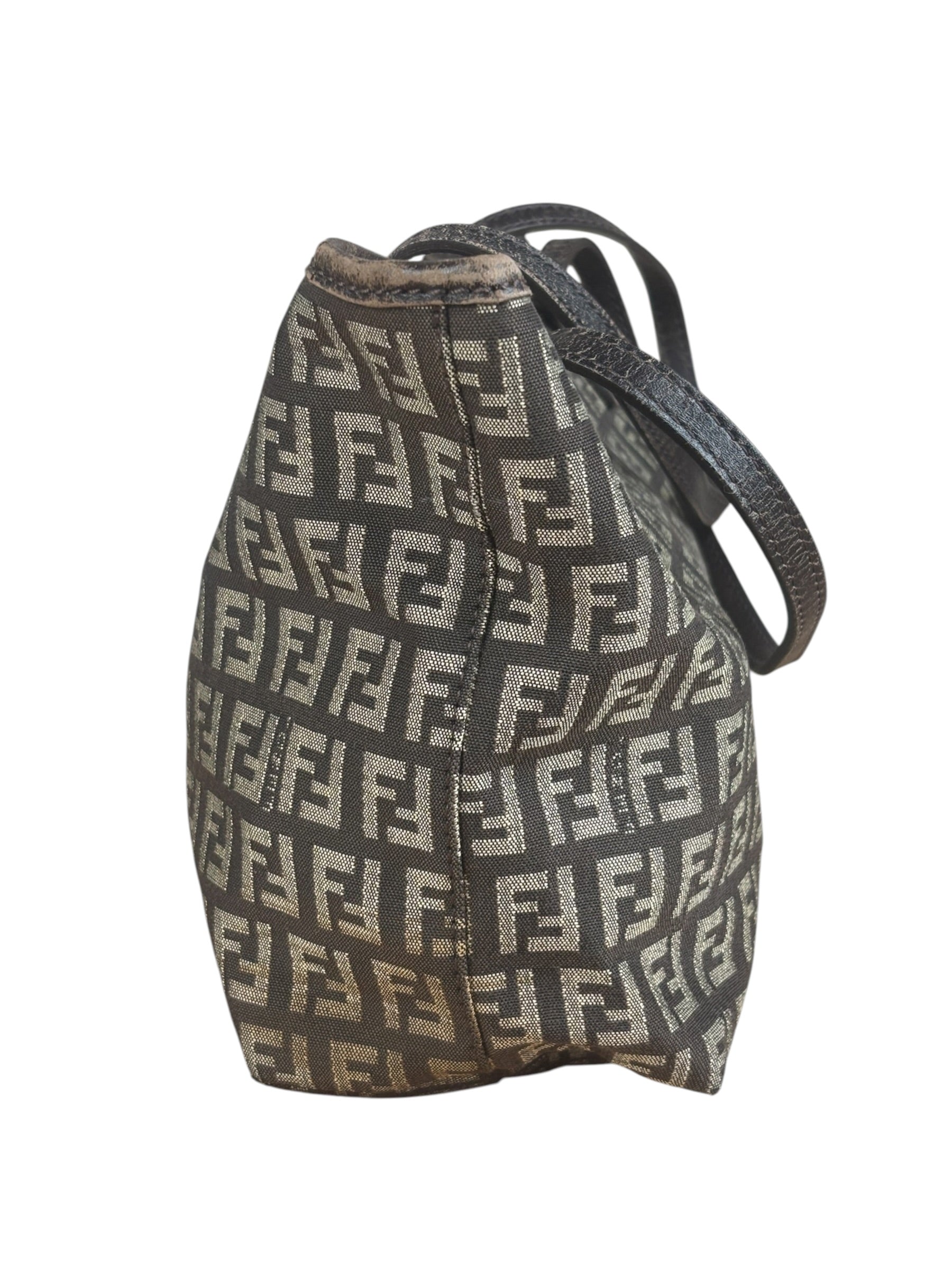 Fendi Vintage FF Zucchino Tote Bag