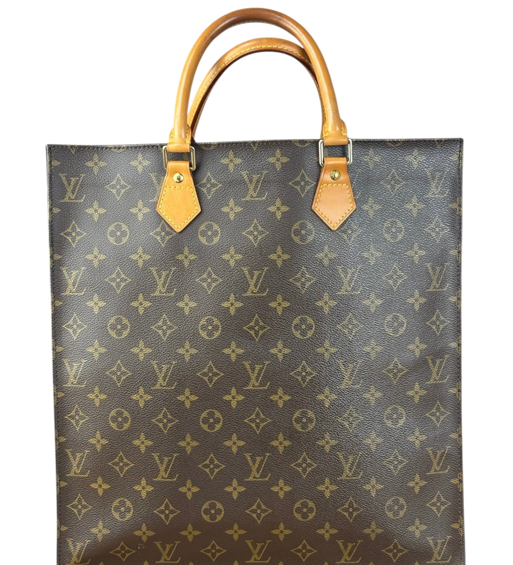 Louis Vuitton Vintage Monogram Sac Plat Tote Bag