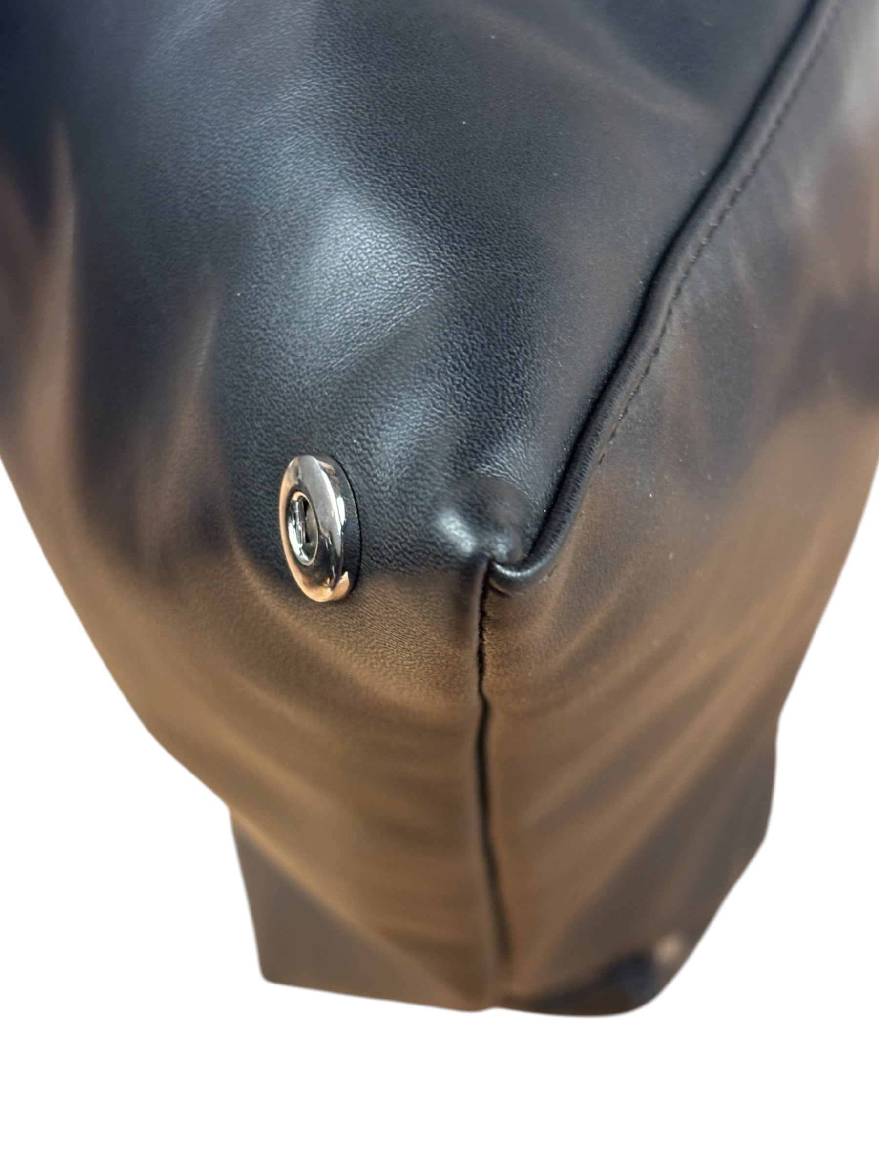 Maison Margiela Vintage Black Leather Japanese Tote Bag - MM6