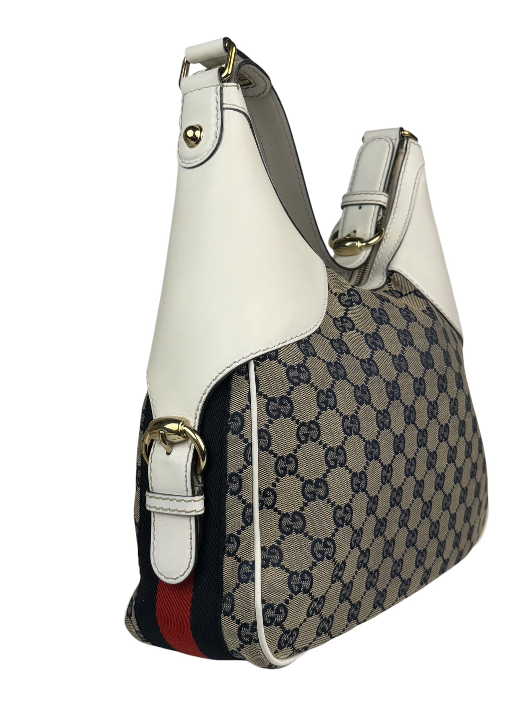 Gucci GG Horsebit Heritage Hobo Shoulder Bag