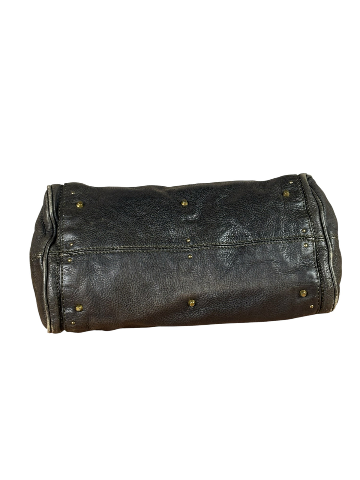 Chloe Greyish-Green Leather Paddington Handbag