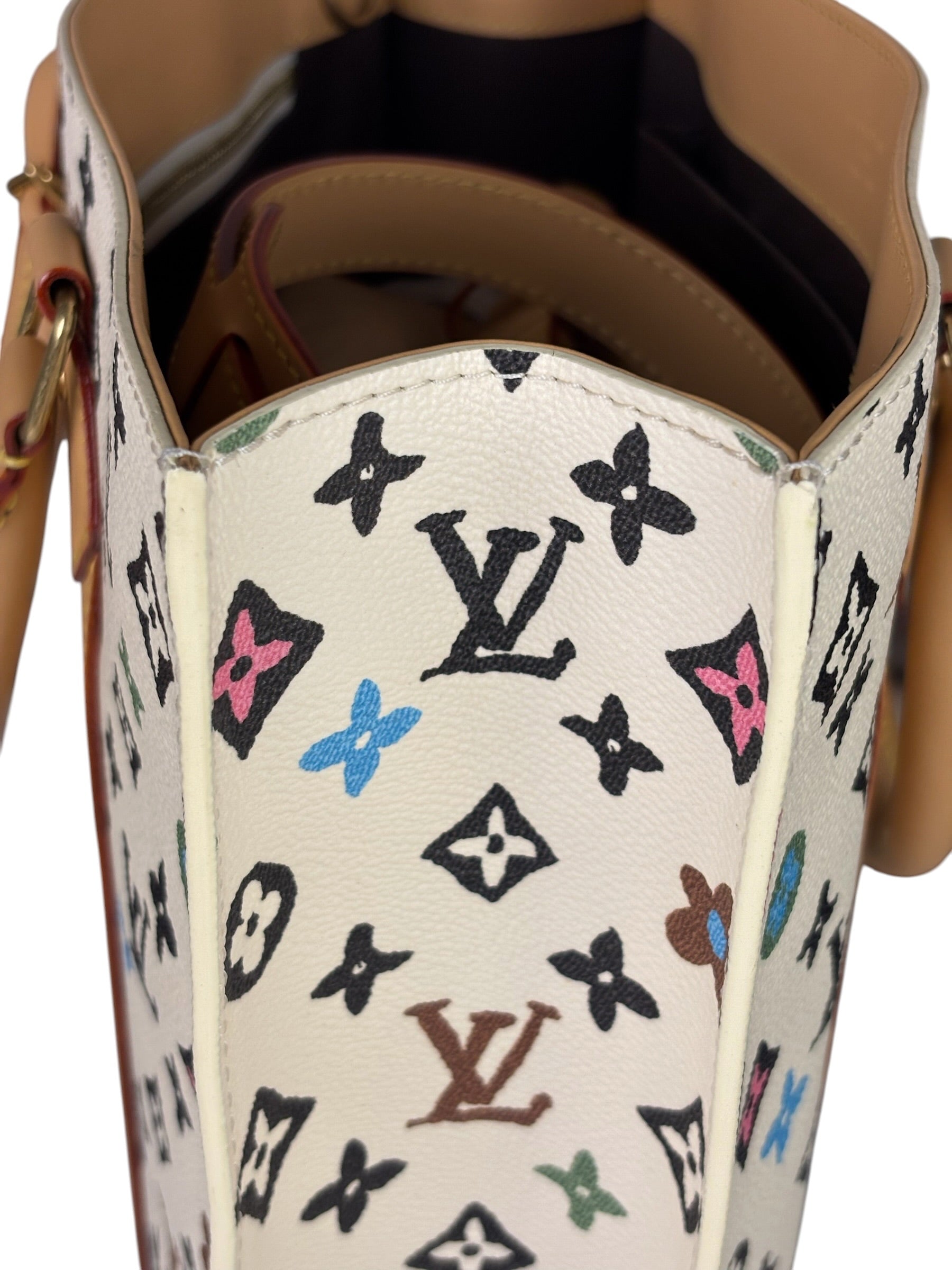 Louis Vuitton x Tyler Cream Monogram Craggy Sac Plat Tote
