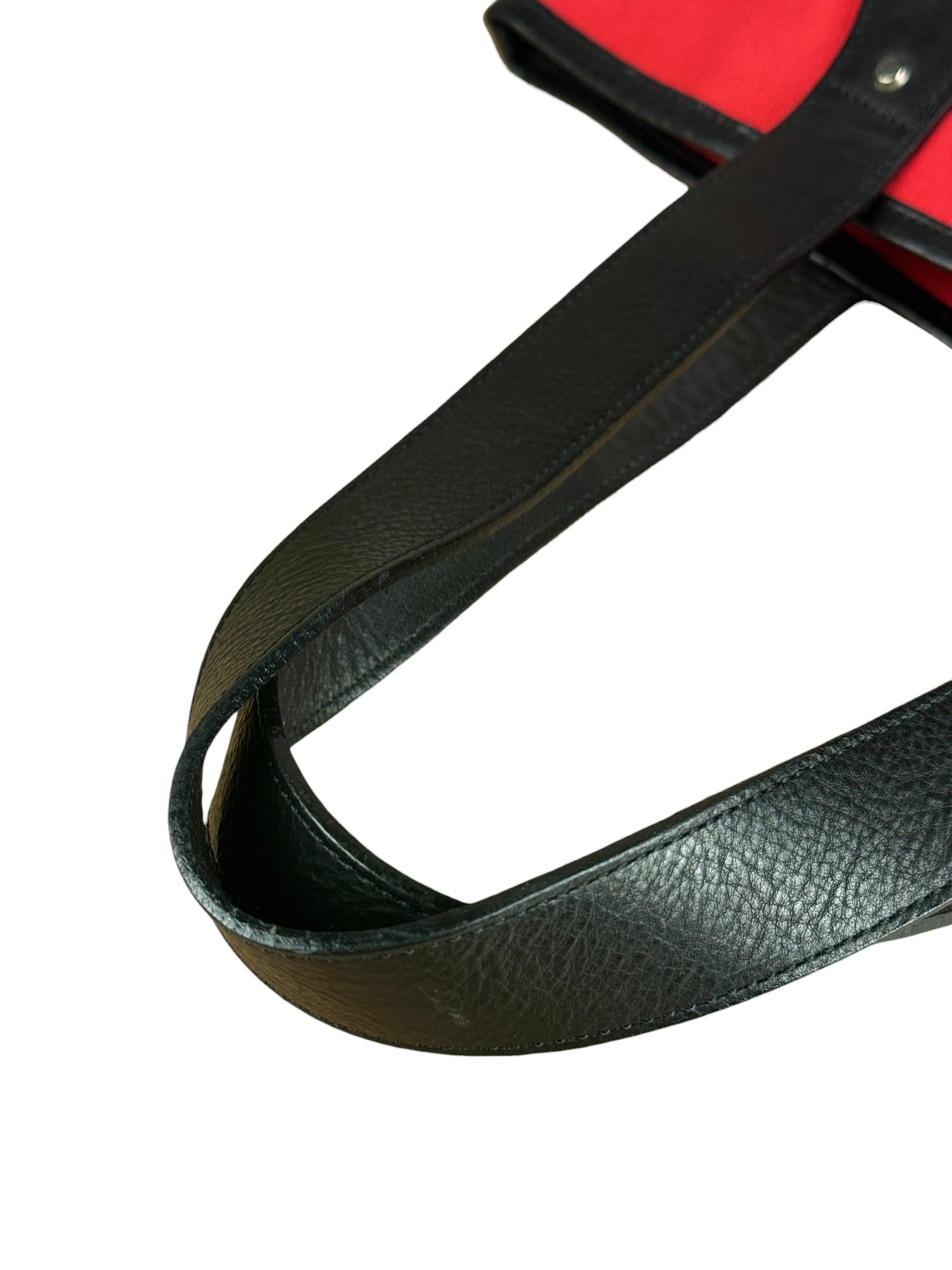 Vivienne Westwood Red Canvas Tote Bag