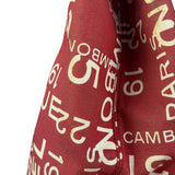 Chanel Vintage Red Canvas Rue Cambon Chain Tote 2002