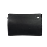 Burberry Black Leather Zip Clutch Pouch
