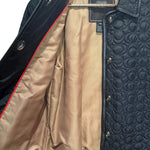 Coach Signature Quilted Coat Black