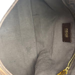 Fendi Brown Leather Zucca Mamma Baguette