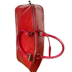 Louis Vuitton Apple Red Vernis Alma Handbag GM
