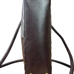 Chanel Burgundy Leather V Stitch Shoulder Bag 1990's
