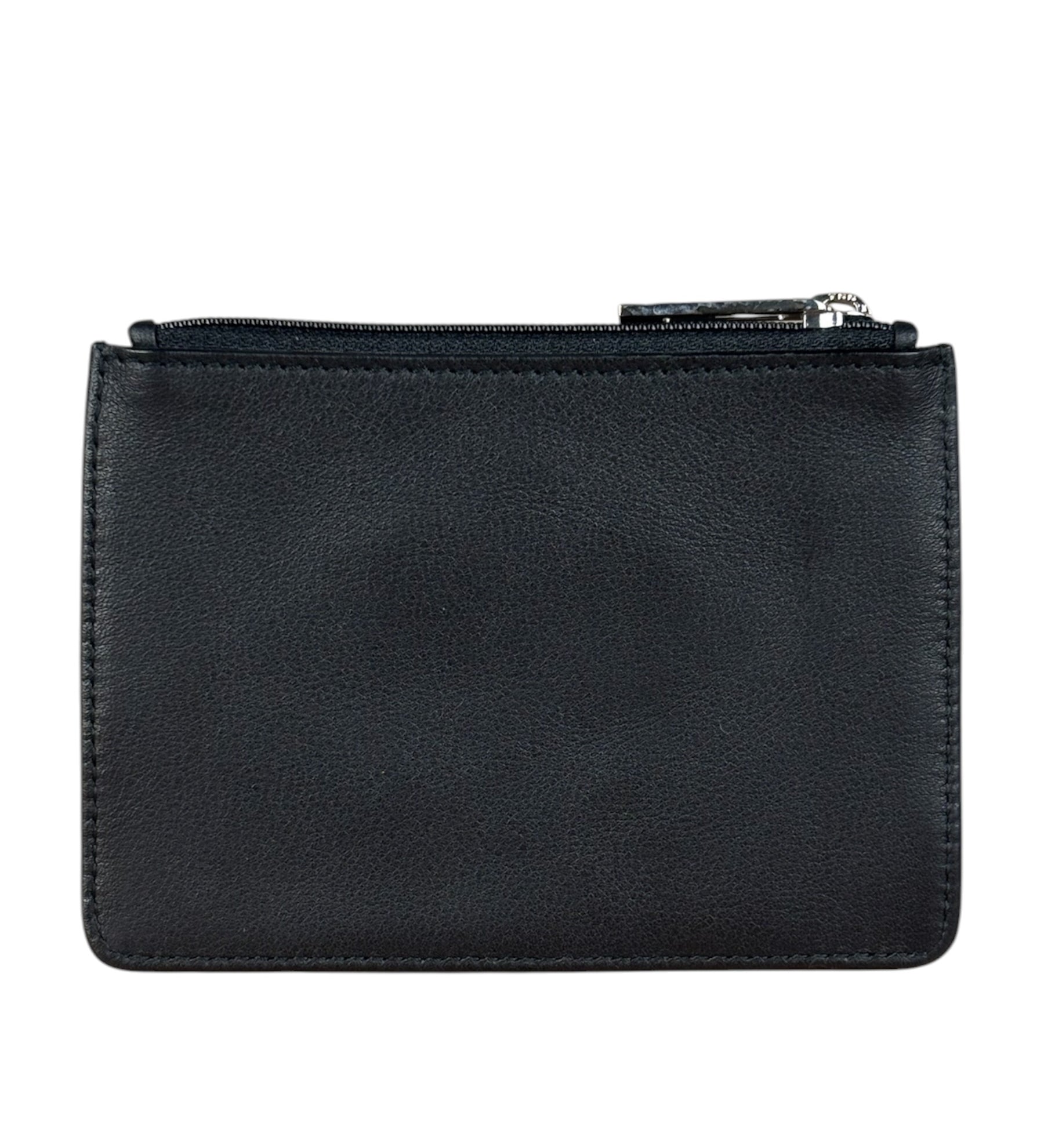 Loewe Black Anagram Suede Coin Cardholder/Pouch