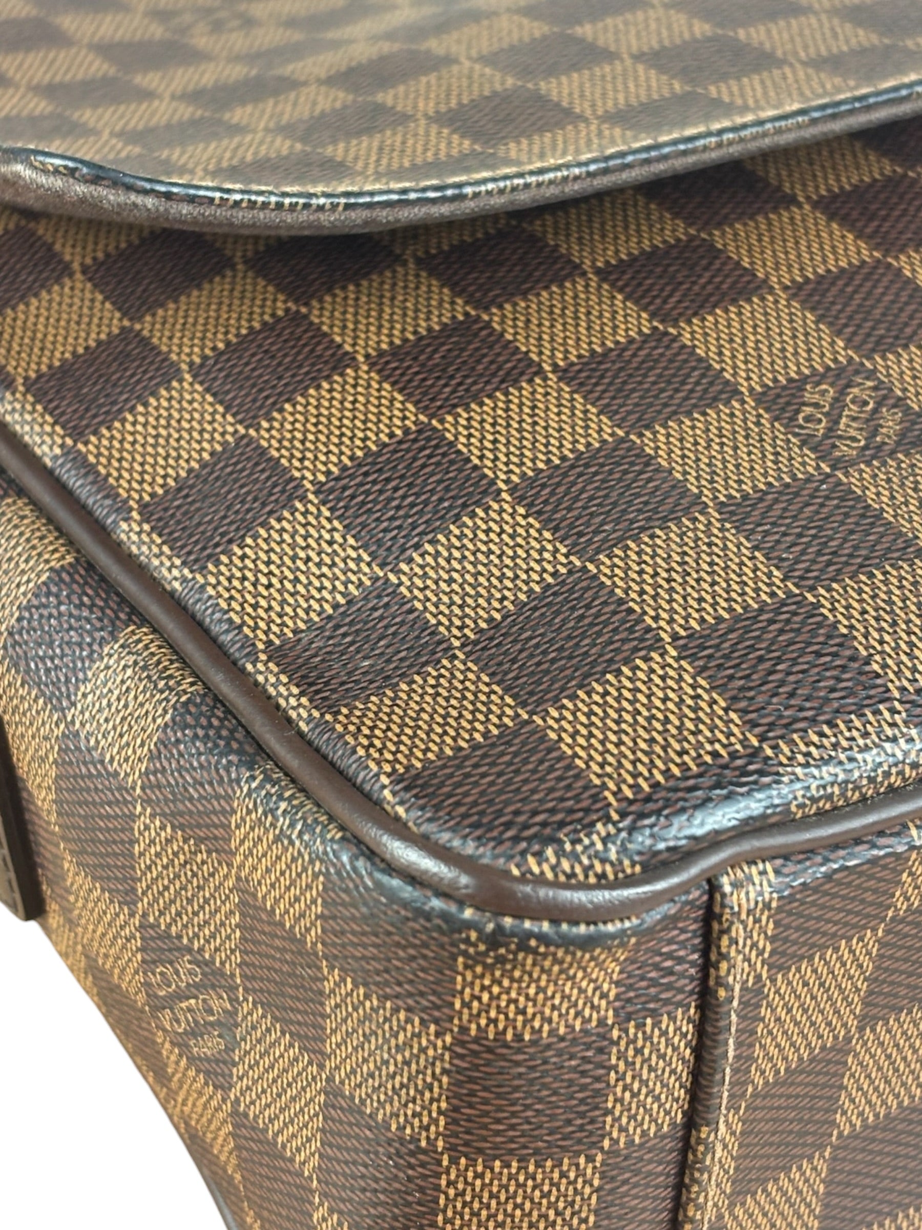 Louis Vuitton Damier Ebene Shelton Messenger Shoulder Bag MM