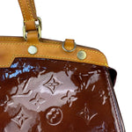 Louis Vuitton Bronze Monogram Vernis Brea MM 2Way Handbag