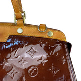 Louis Vuitton Bronze Monogram Vernis Brea MM 2Way Handbag