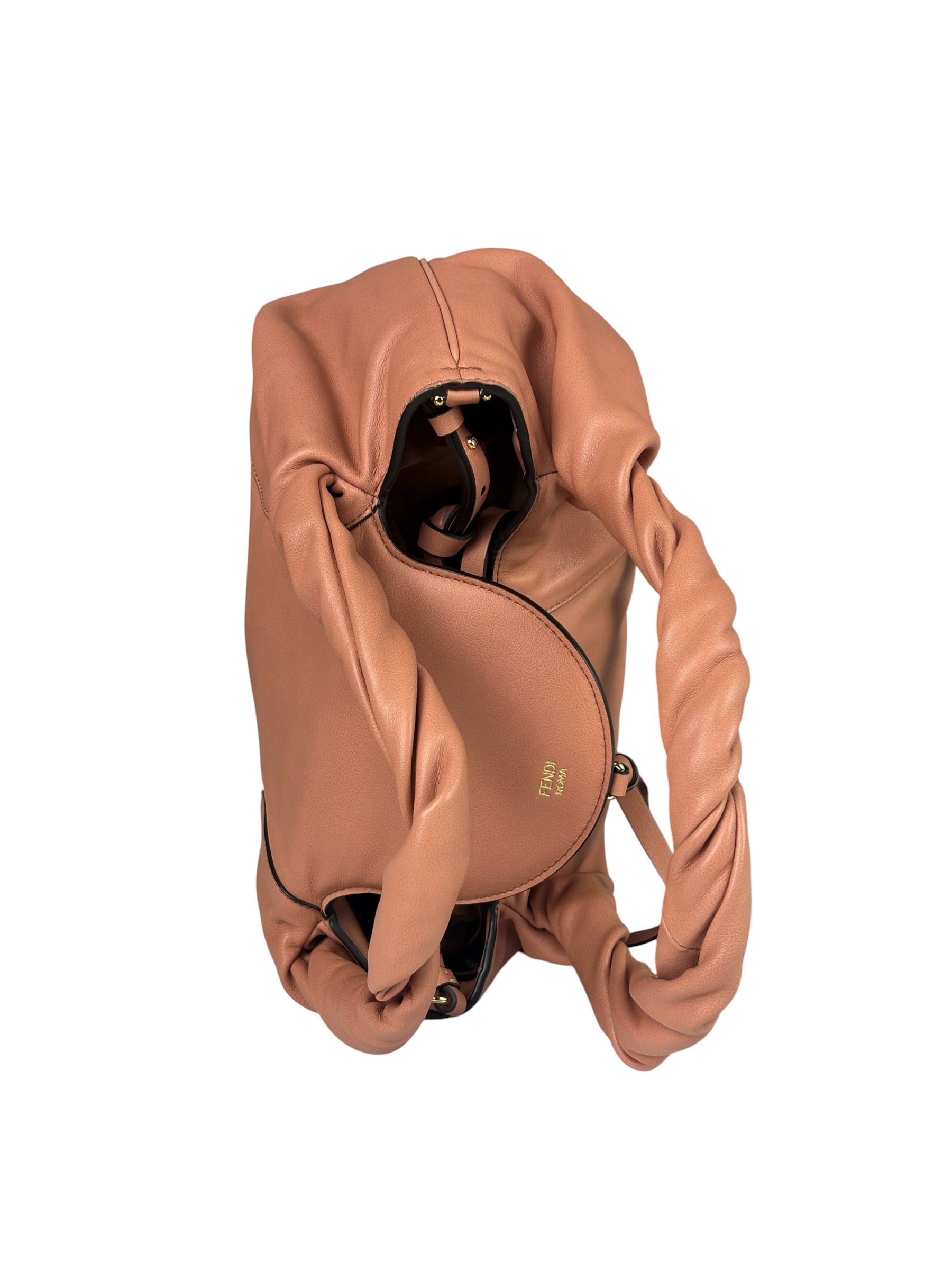 Fendi Pink Leather Spy Spice Mall Two-Way Bag
