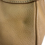 Prada Beige Leather Shoulder Bag