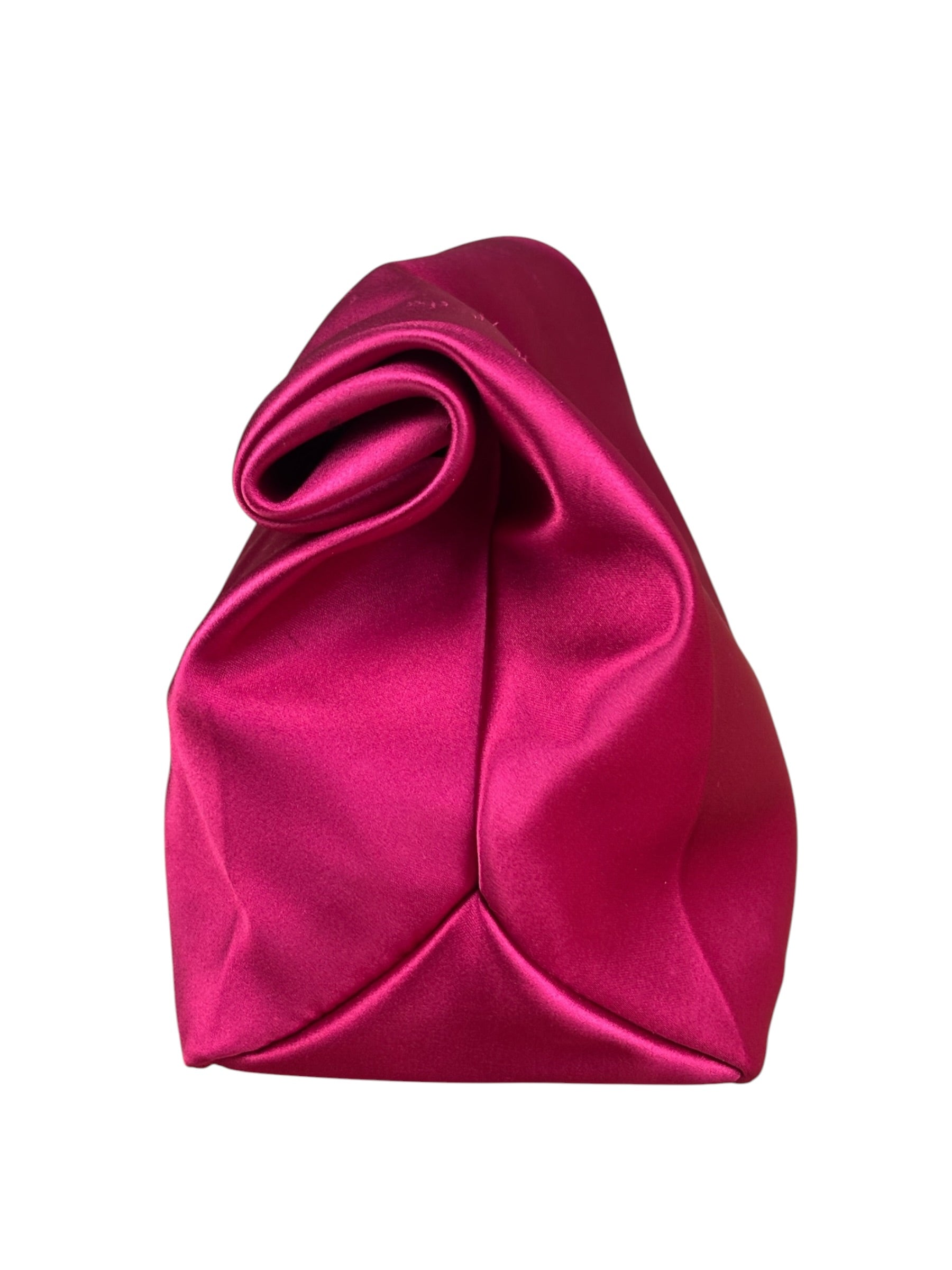 Alexander Wang Fuchsia Pink Satin Lunch Clutch