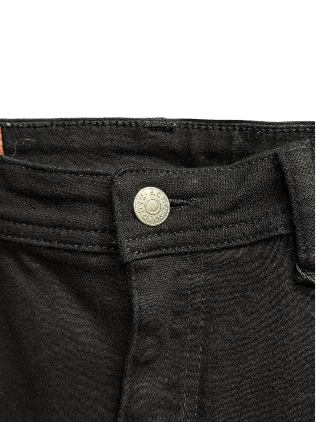 Acne Studios Black Denim Skinny Jeans