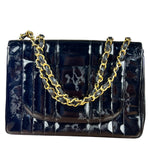 Chanel Mademoiselle Vertical Quilt Single Flap Bag 1994