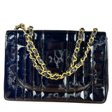 Chanel Mademoiselle Vertical Quilt Single Flap Bag 1994