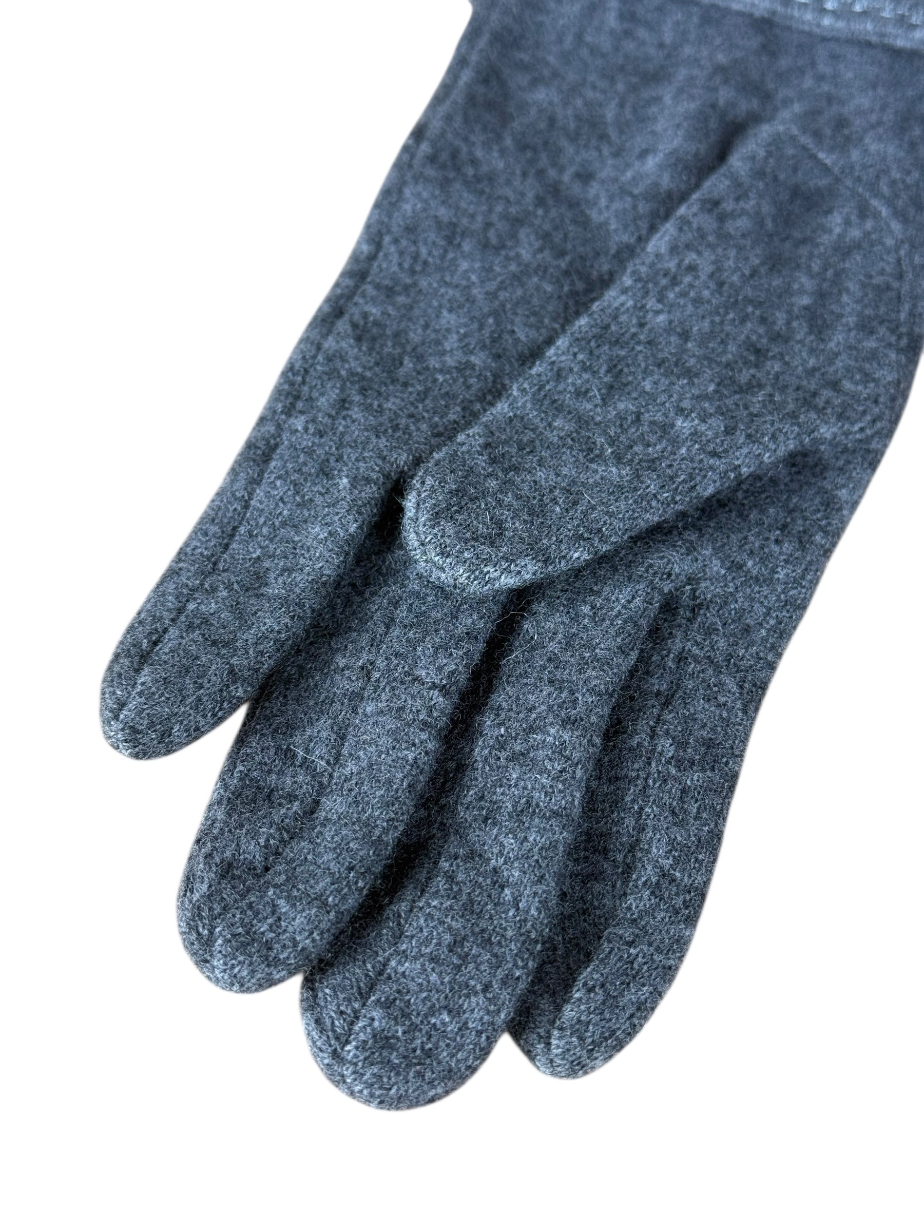Chloé Grey Wool Gloves